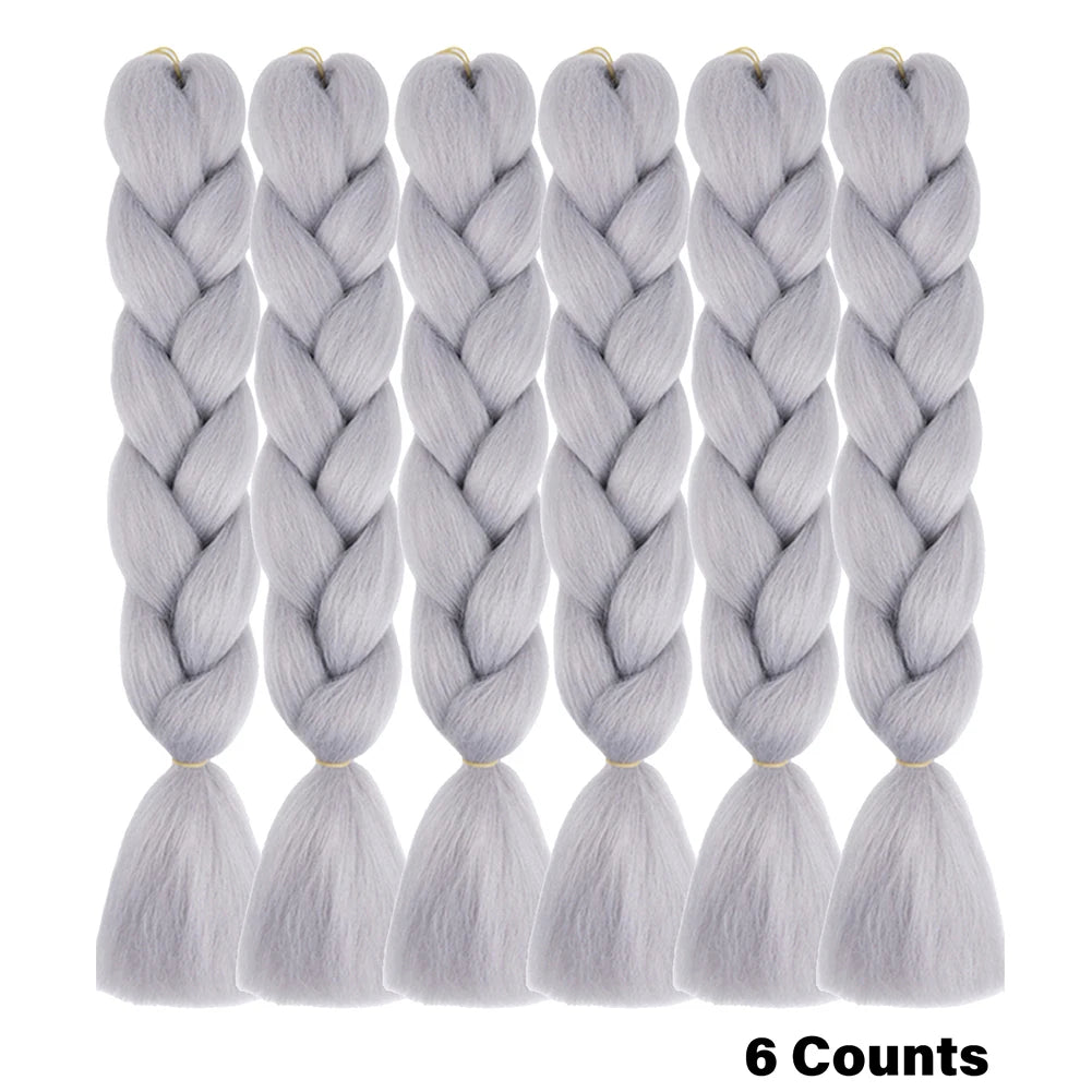 Ombre Crochet Braiding Hair Extensions