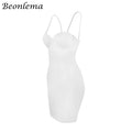 Mini Dress - Sleek Stylish Bodycon Dress