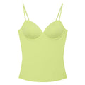Elegant Halter Corset Crop Top with Straps for Women