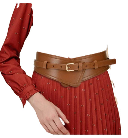 Womens Cow Leather Corset Belt Chic Styles