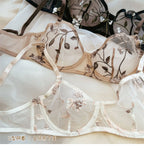Underwire Bra with Lace - Elegant Style