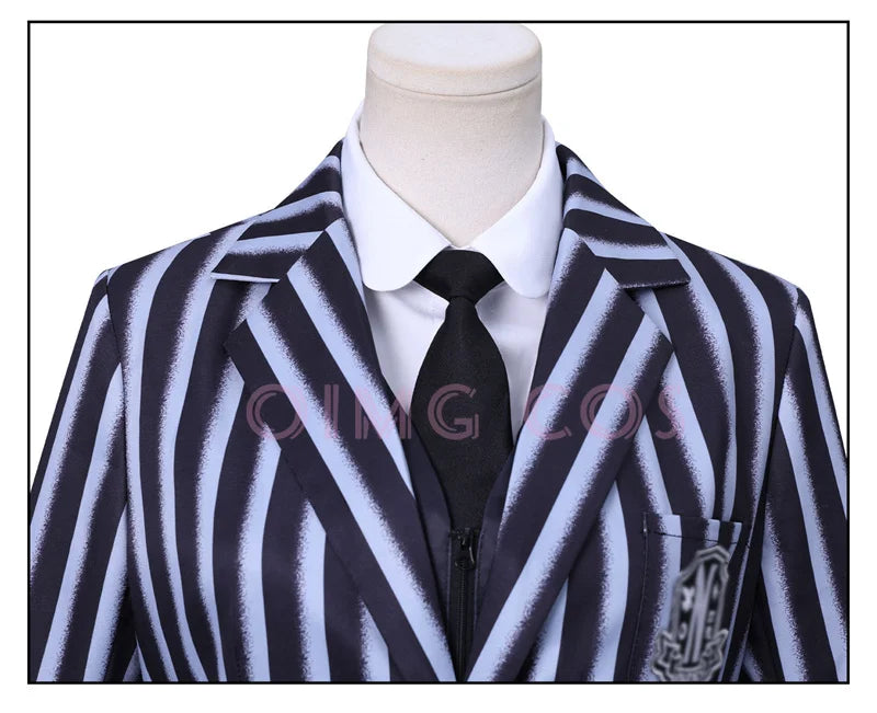 Halloween Costume Striped Suit Set