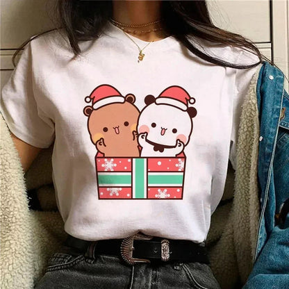 Cute Manga Print T-Shirt for Girls - Lifestyle Shot