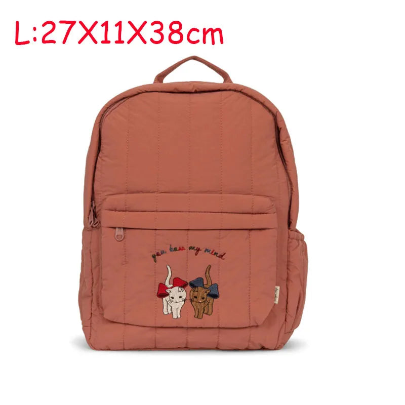 Parent and Child Kids Cotton Travel Backpack
