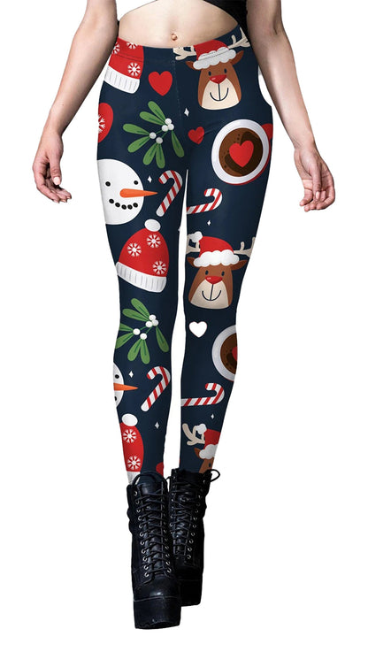 Christmas Leggings For Women Festive Style