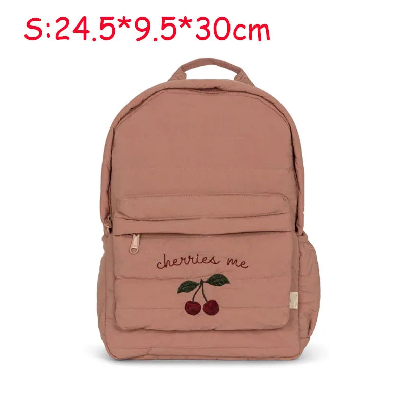Parent and Child Kids Cotton Travel Backpack
