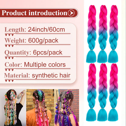 Ombre Crochet Braiding Hair Extensions