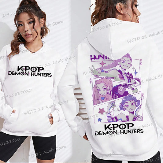 Korean Anime Hoodie For Women KPOP Style