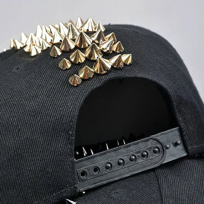 Hip Hop Street Dance Cap With Spikes