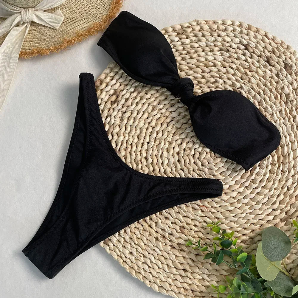 Swimmers Swimwear: Stylish Bikini Set