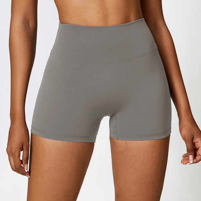 High Waisted Womens Yoga Shorts