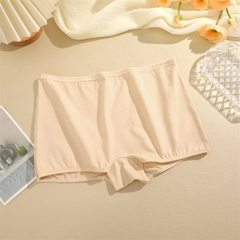 Womens Cotton Seamless Boxers Stylish Comfort