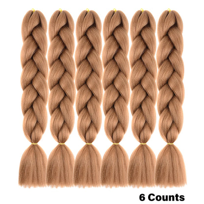 Ombre Crochet Braiding Hair Extensions