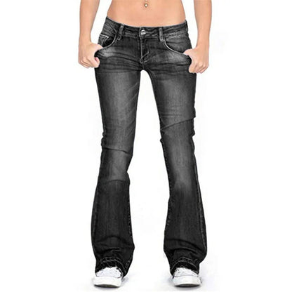 Black Flared Jeans For Women Trendy Style