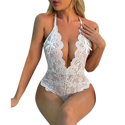 Sexy Lace Teddy Bodysuit For Women