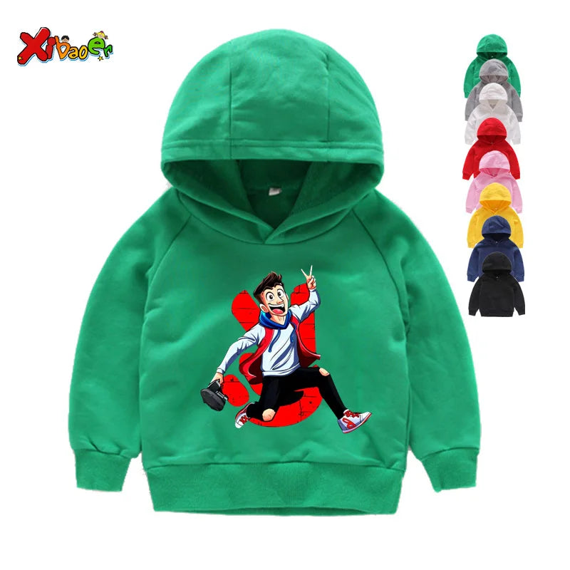 Kids Hoodies Pullover Children Knit Sweatshirt