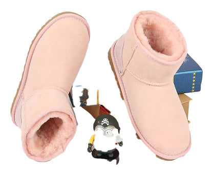 Genuine Sheepskin Winter Boots Women