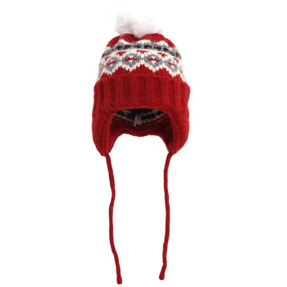 Womens Winter Beanie With Pompom