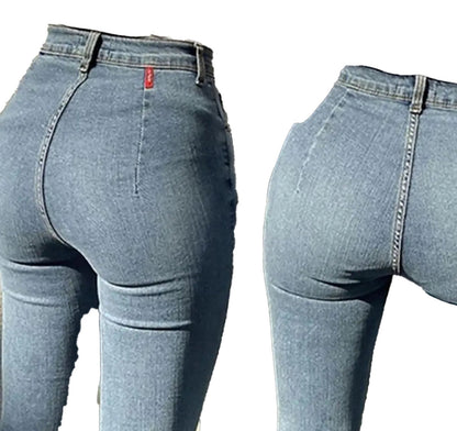 Women High Waist Skinny Jeans For Trendy Fit