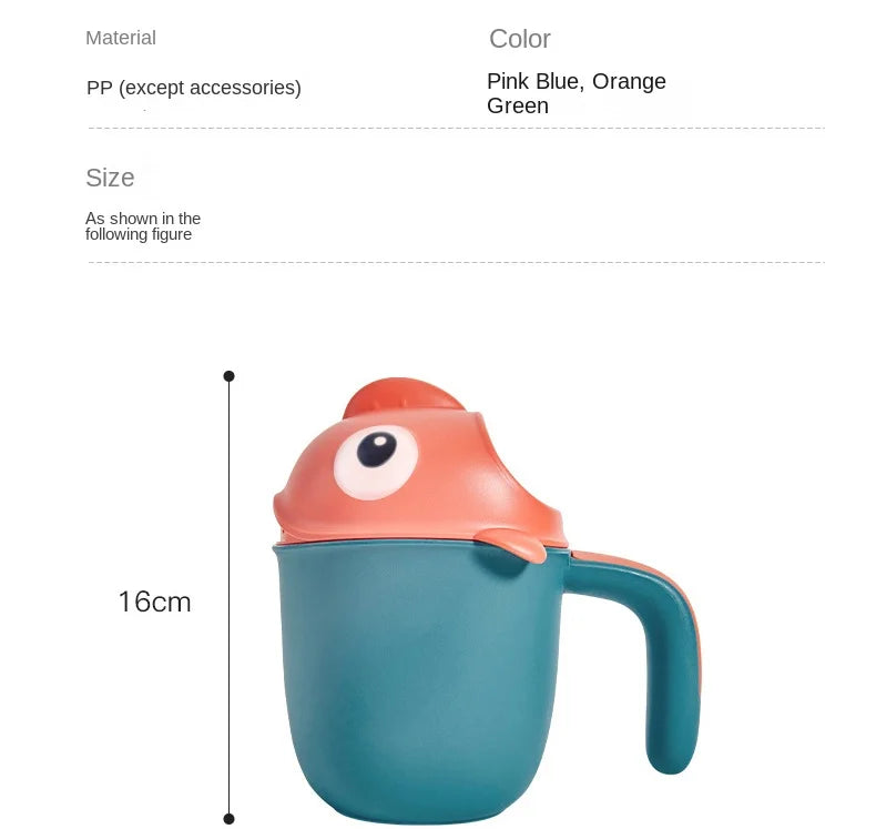Shark-Shaped Baby Rinse Cup