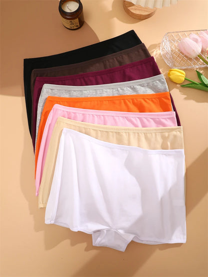 Womens Cotton Seamless Boxers Stylish Comfort