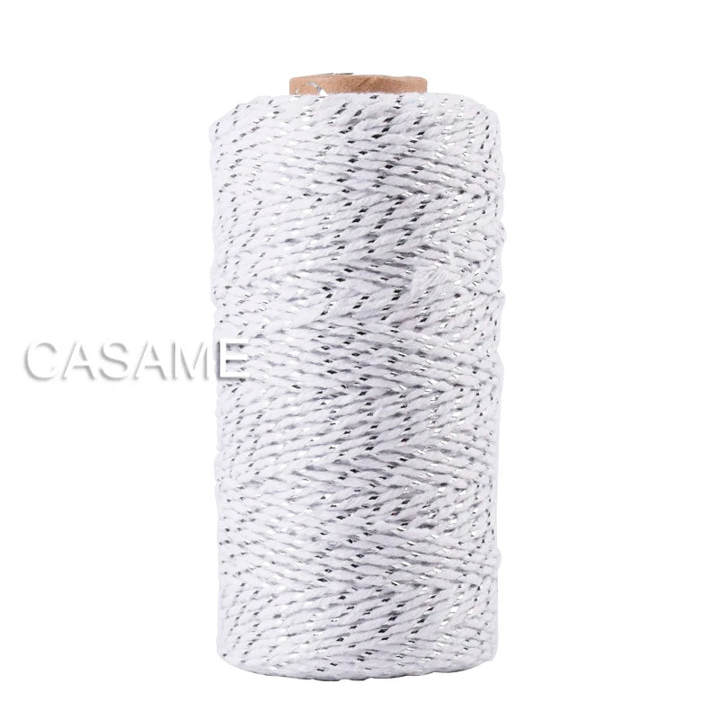 12 ply thick Cotton Bakers Twine String Cord Rope Rustic DIY Craft Twine 100m Spool