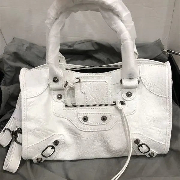 High Capacity Motorcycle Shoulder Bag Luxury Travel Hobo Crossbody Handbag