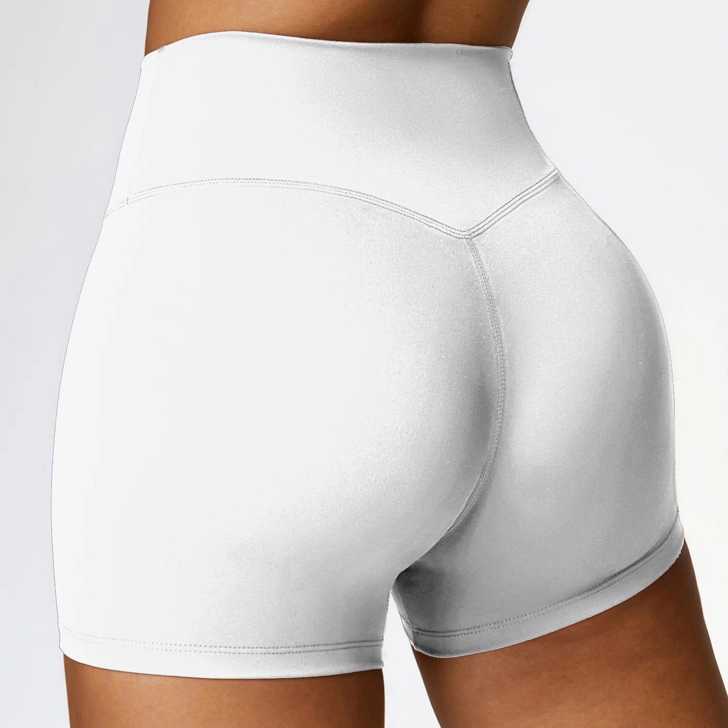High Waisted Womens Yoga Shorts