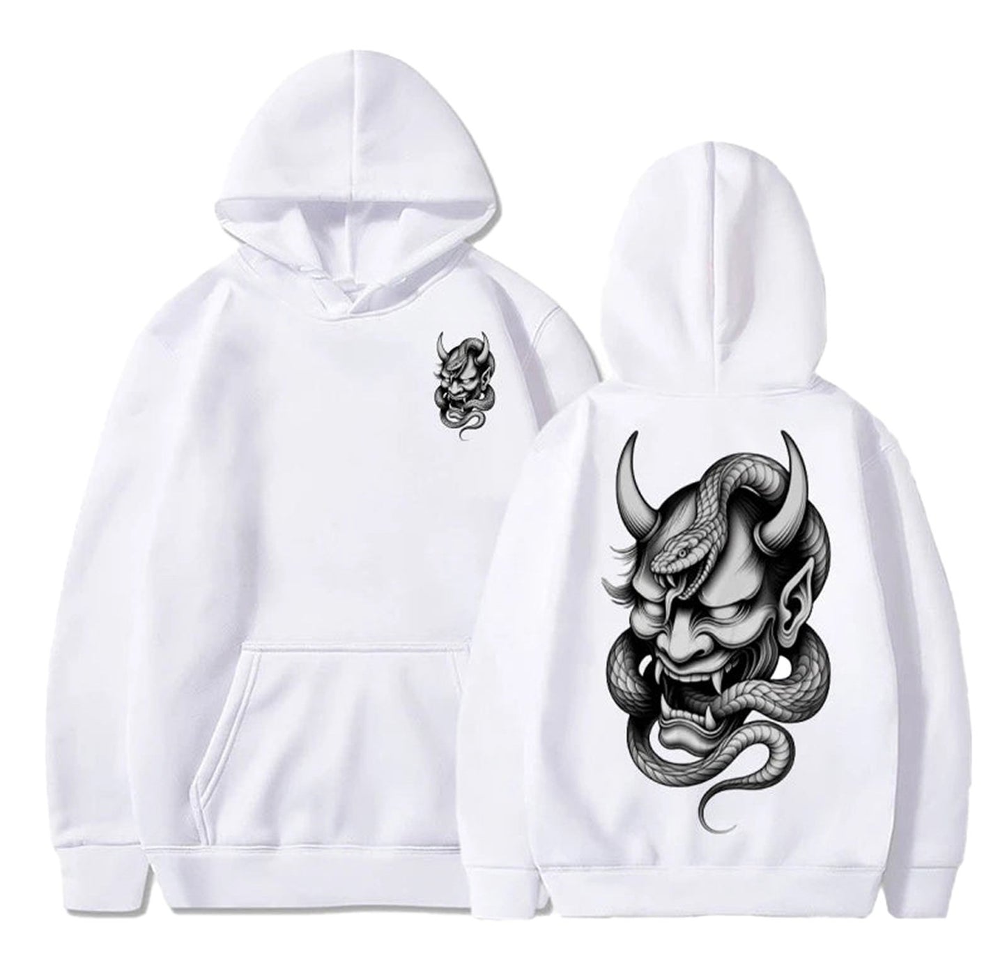 Mens Printed Hoodie With Unique Design