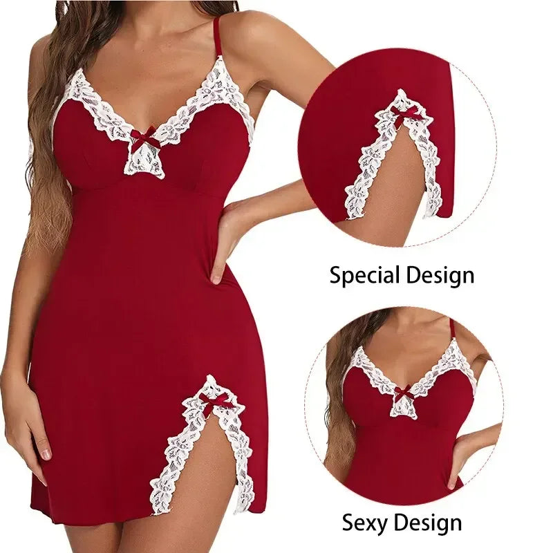 Babydoll Lingerie with Lace Details