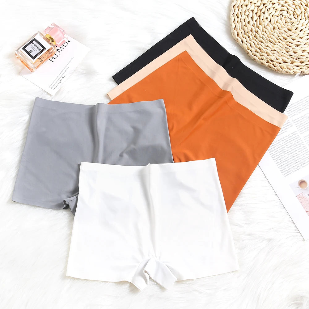 Womens Ice Silk Boyshort Underwear