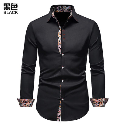 Mens White Long Sleeve Shirt With Style
