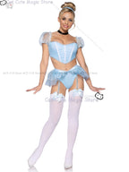 Halloween Costume: Cute Blue Dress Set