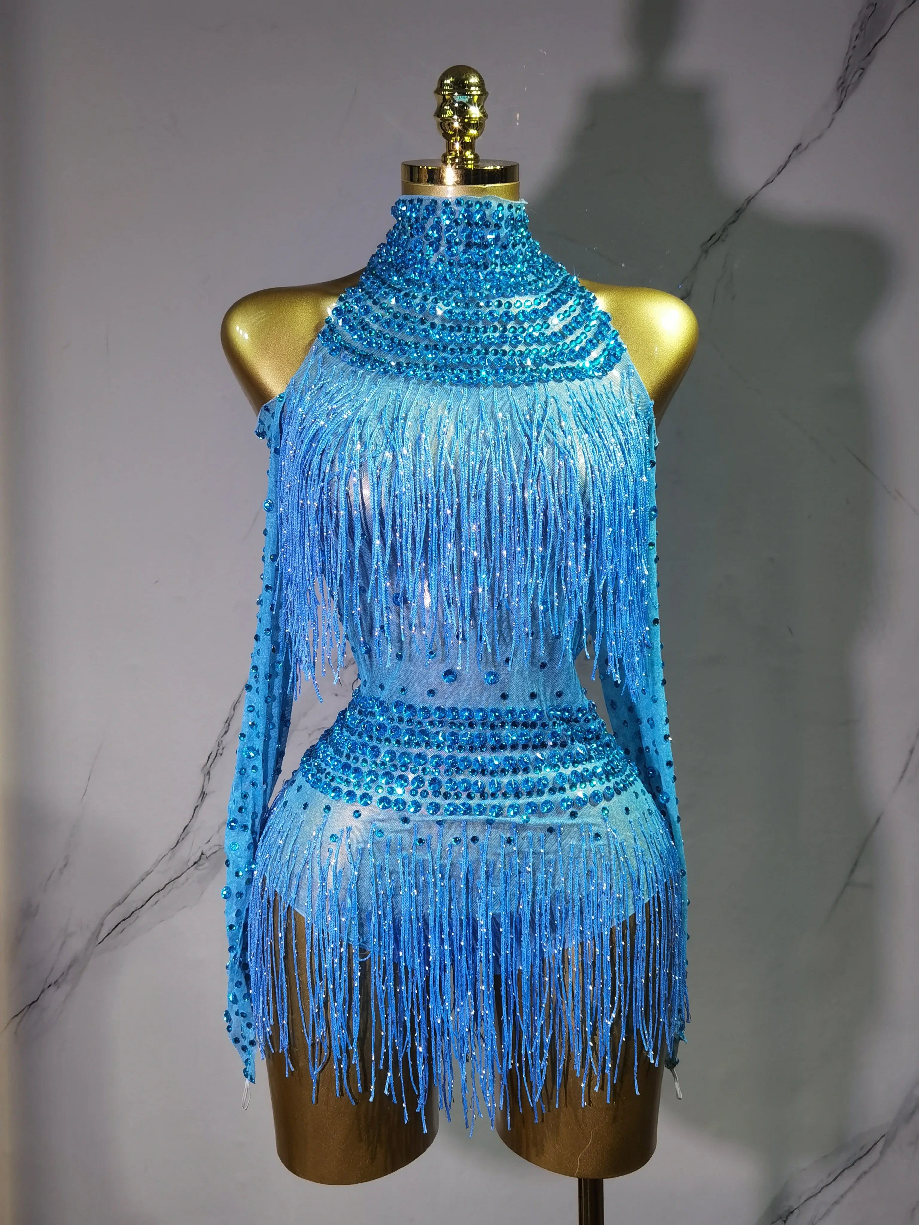 Rave Outfit with Fringe and Beading
