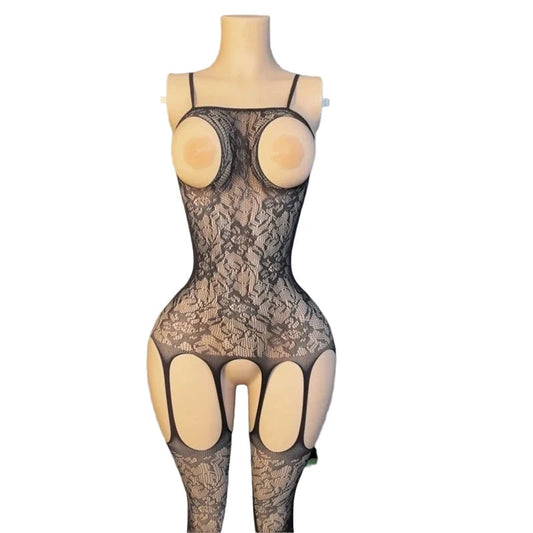 Sexy Fishnet Lingerie Set For Bold Style