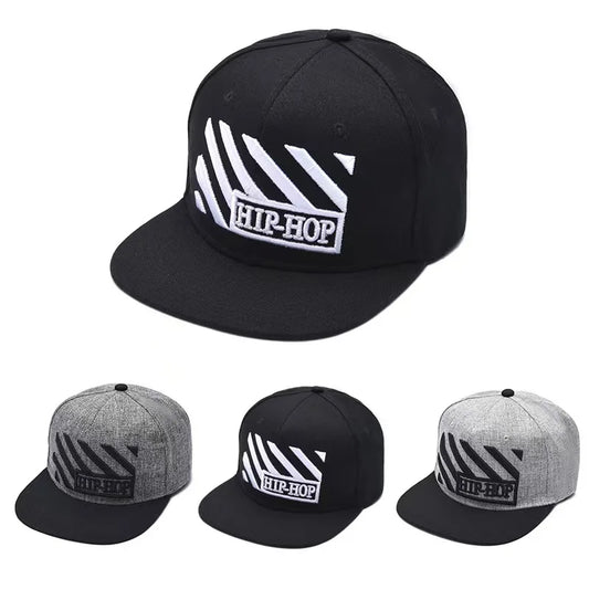 Hip Hop Flat Brim Cap For Trendy Style