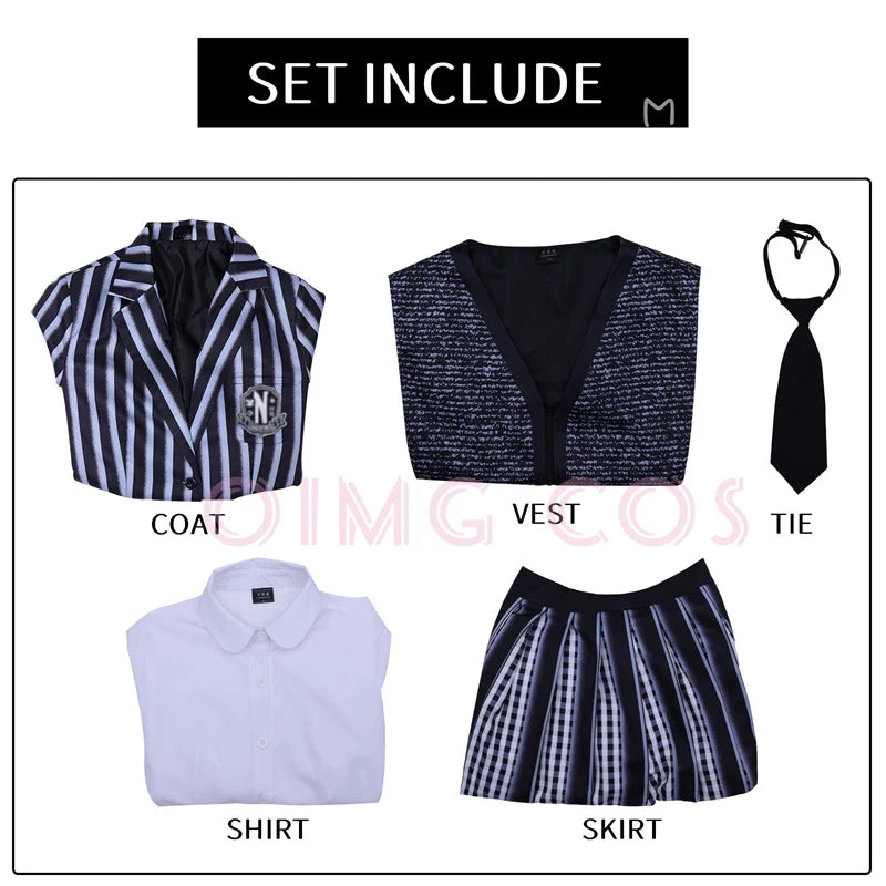 Halloween Costume Striped Suit Set