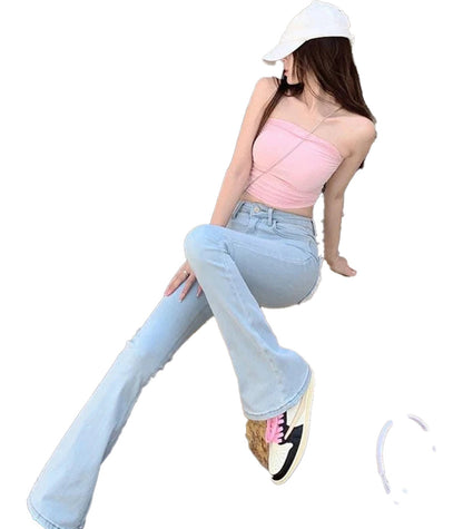 Slim Fit Heart Jeans For Women