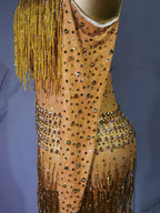 Rave Outfit with Fringe and Beading