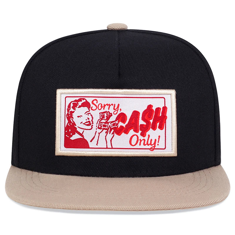 Hip Hop Baseball Cap With Crown Embroidery