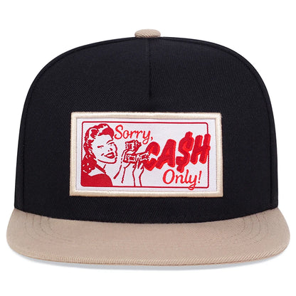 Hip Hop Baseball Cap With Crown Embroidery