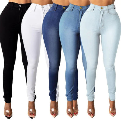 High Waisted Skinny Jeans For Women