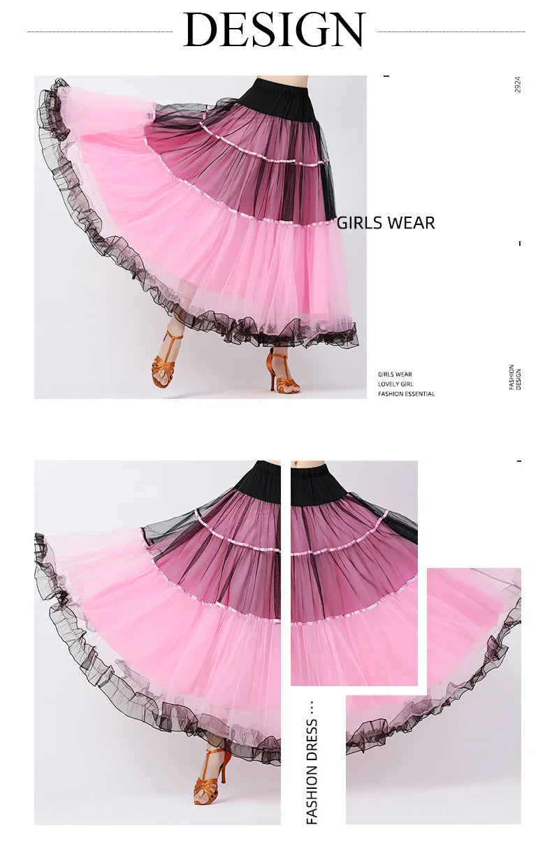 Blue Dance Costume Skirt for Dance With Costumes