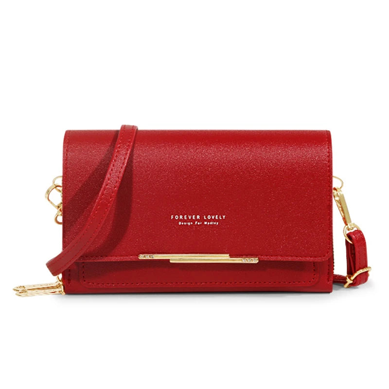 Womens Korean Handbag Multi Card Large Capacity Casual Shoulder Bag