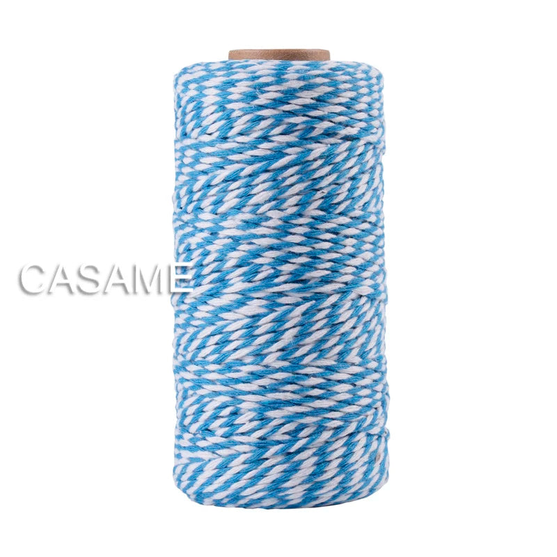 12 ply thick Cotton Bakers Twine String Cord Rope Rustic DIY Craft Twine 100m Spool