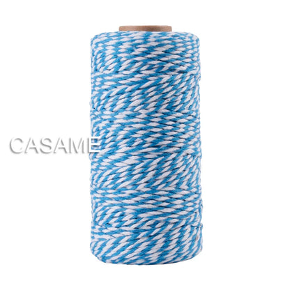 12 ply thick Cotton Bakers Twine String Cord Rope Rustic DIY Craft Twine 100m Spool