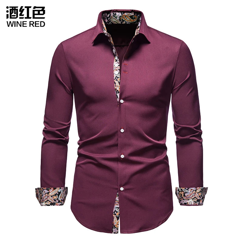 Mens White Long Sleeve Shirt With Style