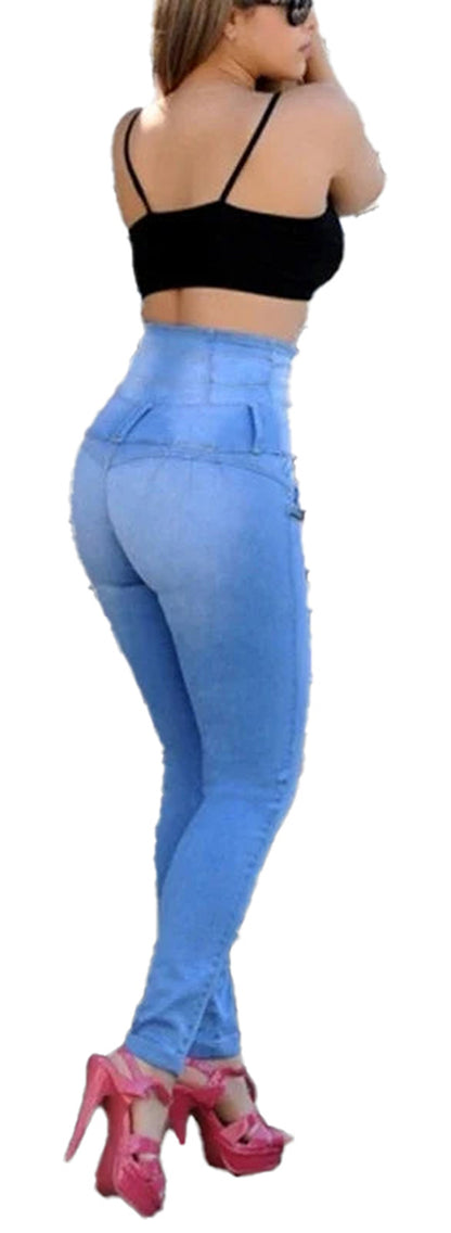 High Waist Skinny Jeans For Women