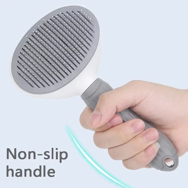Self Cleaning Pet Brush For Dogs And Cats