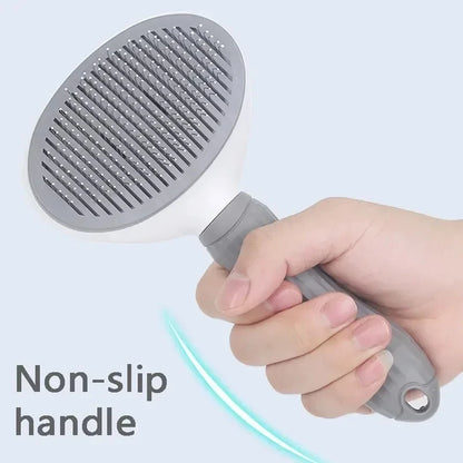 Self Cleaning Pet Brush For Dogs And Cats